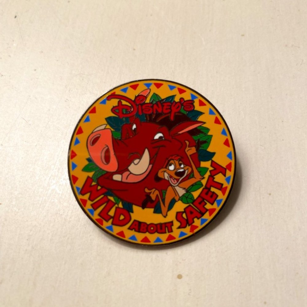 Disney Pin - Wild About Safety Logo Pin